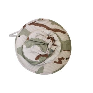 Camouflage Military Jungle Hats Jungle Bucket Boonie Cap With Strings