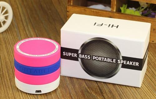Quality Hottest LED indicator Bluetooth speaker colorful Camera lens shape Bluetooth speaker wholesale