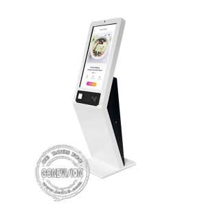Self Service Ordering Lcd Touch Screen Monitor Kiosk 32 Inch With Bill Payment