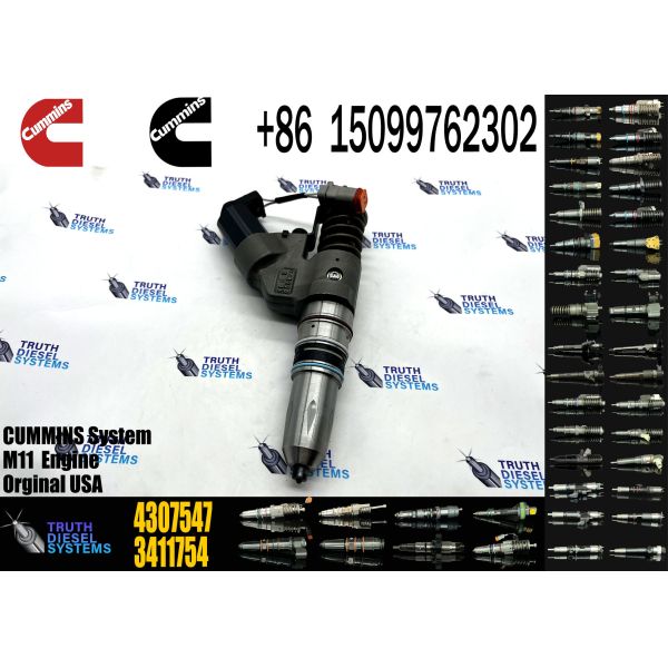 QSM11 ISM11 M11 Diesel Engine Common Rail Fuel Injector 3411761 4307547 3411756