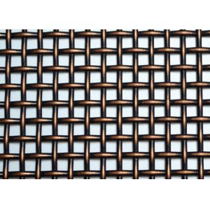 150cm SS304L Decorative Wire Mesh Grilles ISO9001 Bronze Metal Mesh