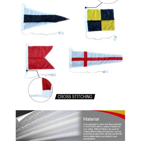 International Code Of Signals Flags International Maritime 45 X 12"