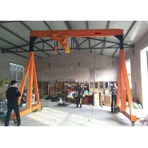 Manual Driven Durable 10 Ton Span 5M Portable Gantry Crane