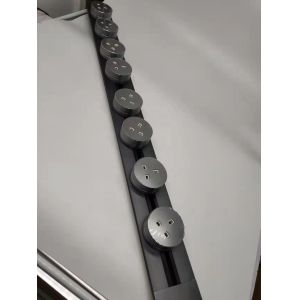 32A Rated Current Movable Power Track Socket with 8000W Max Power in Aluminum