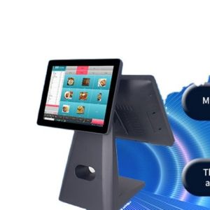 280A Retail POS System with External 58mm/80mm Thermal Printer and 15''/15.6''