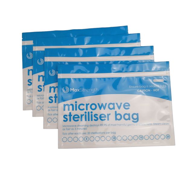 Quality BPA Free Reusable Microwave Sterilizer Bags With  For Menstrual Cup Use wholesale