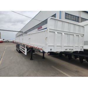 60 ton Heavy Load 3 Axle Van Type Sidewall Semi-Trailer with Heavy Mechanical