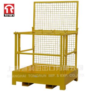 Torin LK74 Large Welded Mesh Powder Coated Finish Folding Forklift Metal Safety