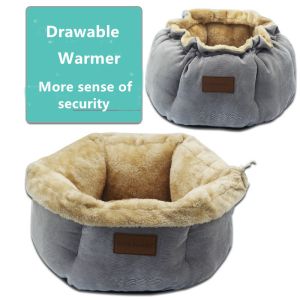 Corduroy Deep Sleep Dog Bed Nest Warm Cat Sleeping Bag Removable Washable