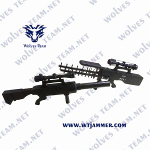 Portable Gun Shape 1000m 30w Anti Drone Jammers