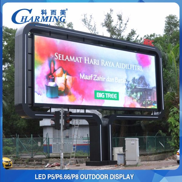 5000CD/M2 LED Outdoor Screen Grey Level 14-16Bit Video LED Display