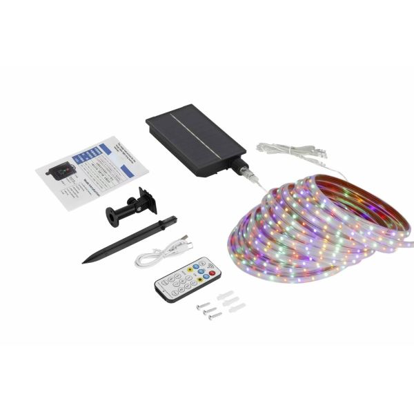 Quality 3+2-meter Solar Light Strip with 550 Lumen and 5V/1.2W Solar Panel for Energy Efficient Outdoor Lighting wholesale