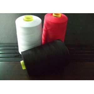 Black Polyester Coats Sewing Thread High Tenacity , Small Cones