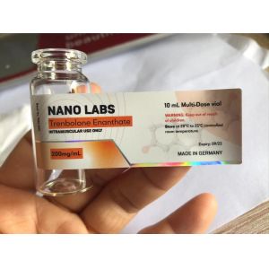Strong Adhesive Vinyl 10ml Vial Labels For Testo E Brand Nano Labs With Laser