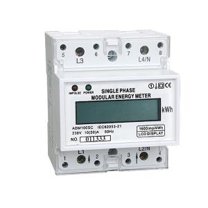 Cheap Multi Function CT Three Phase KWH Meter , Multi Tariff 1P Smart KWH Meter for sale