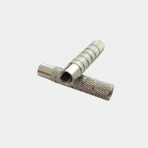 Knurled Handles And Knobs Aluminum Alloy Blind Hole Hand Nuts with Swivel Insert