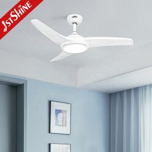 42 Inches Small Fancy LED Ceiling Fan Light in White Color from 1stshine with 2-