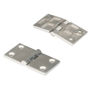 China 120*60*8MM Custom Metal Die Casting Large Thick Bearing Industrial Hardware Chassis Cabinet Stainless Steel Hinge on sale