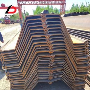 ASTM A690 U Type Steel Sheet Piles Cold Rolled Customize Surface