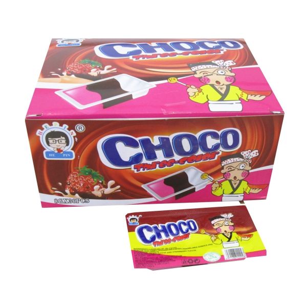 Quality 8g*36pcs Box Pack 3 In 1 Chocolate Chips Cookies Customize Flavors Milk , Strawberry And Chocolate Snack wholesale
