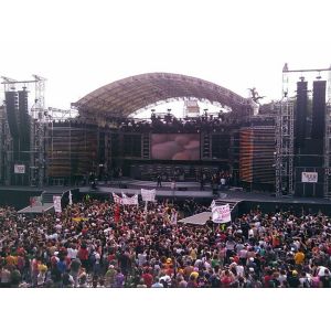 Line Array Sound System And Light truss System Lighting Truss System Silver