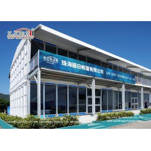 China 15M Aluminum Frame Double Decker High Class Party Event Tent With Air conditioner on sale