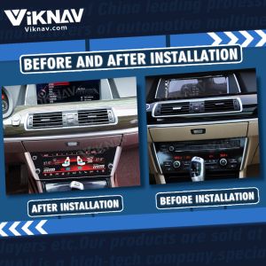 Viknav Car Climate Control For BMW 5 Series GT 2010-2017 AC Panel Touch Board