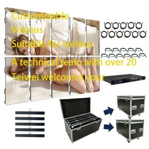 Mini IP30 Indoor 4k P1 P2 LED Video Wall For Cool Temperature Beach Water