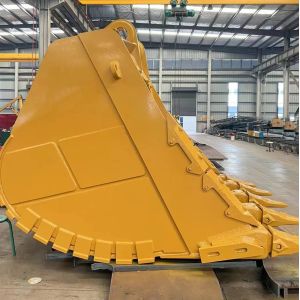 PC140 CAT314 Wheel Loader Bucket 0.65cbm Q355B Hardox500 Material