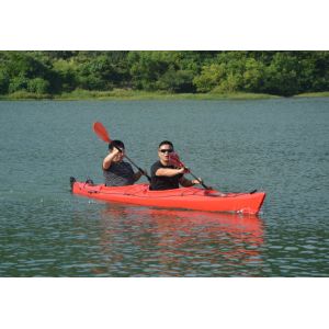 Convienient Easy Steering Double Open Sea Kayak , Tandem Touring Kayak Open