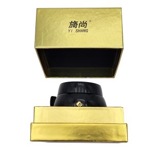 Free Sample Customized Cardboard Gold Gift Jars for Skincare Packaging and