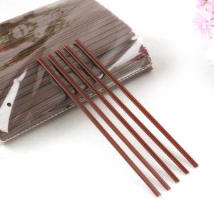 Brown Color Stirring Hot Beverage Straws PP Material Two Holes Design