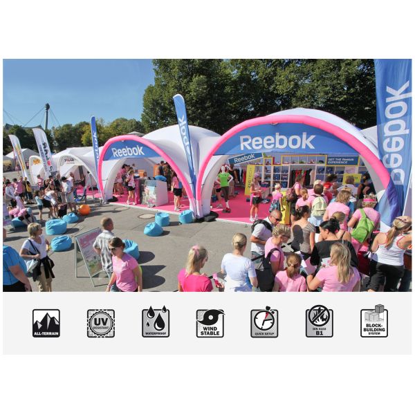 Motor Cycile Theme Inflatable Trade Show Tent 3 Years Warranty 12*6*4m