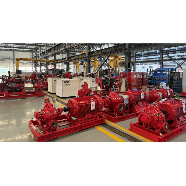 Electric Motor Powered Split Case Fire Pump for Effective Fire Suppression