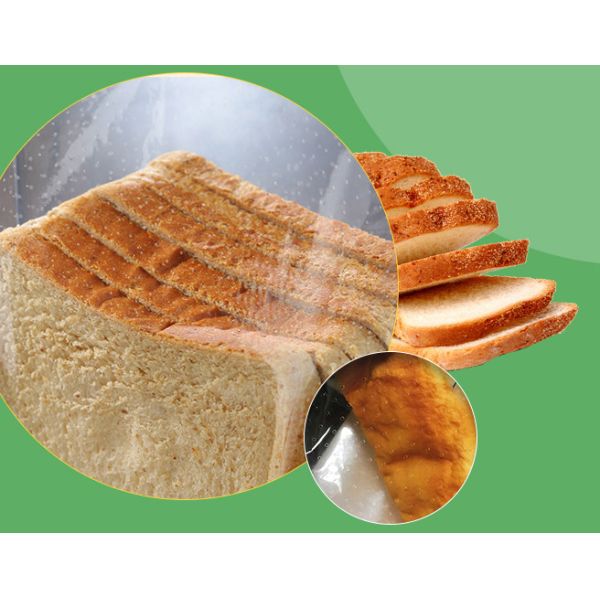 Custom Micro Perforated Plastic Bread Bag Transparent Poly Food Packaging Recyclable