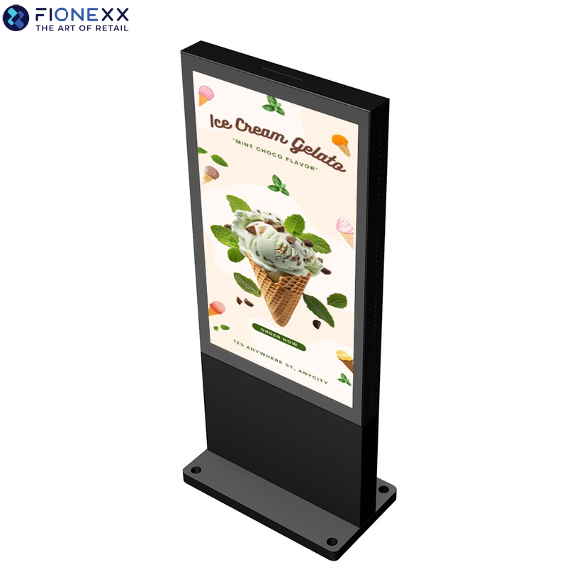 43 Inch Outdoor Digital Signage Kiosk With Android 11.0 OS Sleek Bezel