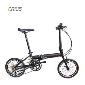 16 Inch Folding Bike With Microshift R9 Rear Derailleur And Xunjie 9s 11-28T