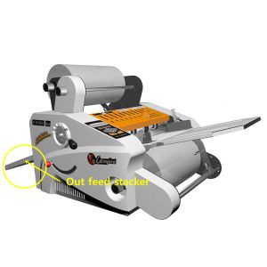 Cheap Automatic Feeder Roll Laminating Machine With Two Heating Roller for sale