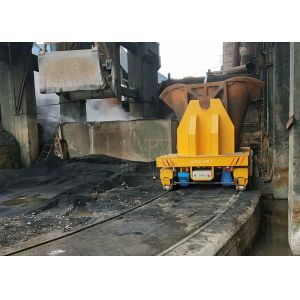 60T Scrap Handling Battery Driven Self Propelled Transfer Trolleys For Steel