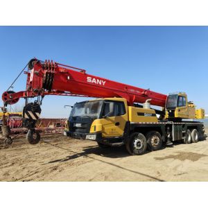 China 1500 Working Hours Used Truck mounted Crane 45.5m Maximum Boom Length and 9.8t Crane Counter Weight on sale