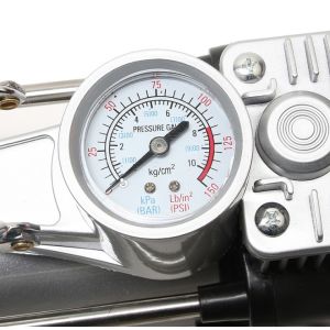 High Pressure Hand Portable Air Compressor With Double Cylinder for car tire