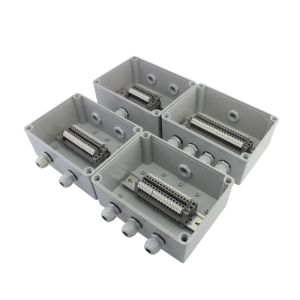 Cable Distribution Junction Box 200*150*100mm Waterproof with Din Rail Terminal