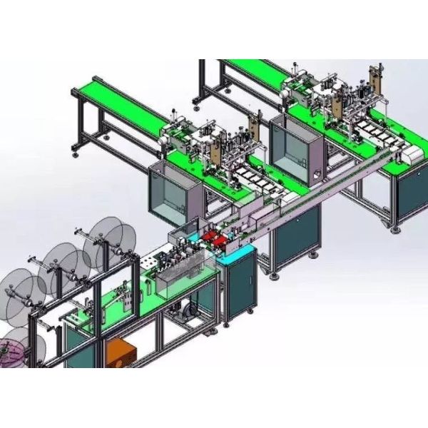 Quality Full Automatic Disposable Mask Making Machine Stable Control Adjustable Speed wholesale