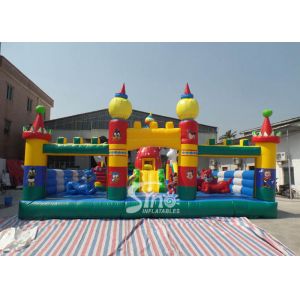 Tom and Jerry outdoor kids inflatable playground made of 0.55mm pvc tarpaulin