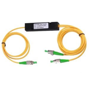 China 1M/2M/3M Singlemode G652D/G657A FBT Optical Fiber Cable with 2-Way SC/UPC SC APC Connector on sale