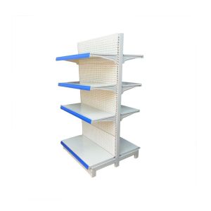 Factory custom metal gondola convenience store shelving heavy duty