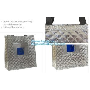 Large folding keeping cool cooler bag lunch bag for food fruit seafood steak