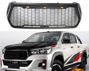 China TRD Front Custom Made Car Grills , ABS Matt Black 4X4 Front Grill Standard Size on sale