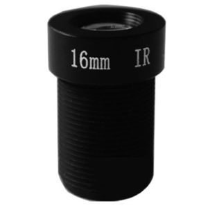 China 1/2 16mm 5Megapixel M12x0.5 S/CS mount low distortion fixed focal lens, economic 16mm MTV lens on sale
