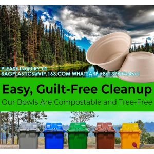 Compostable 8oz,Small Disposable Chili Bowls,Recycled Paper Bowls For Hot Soup